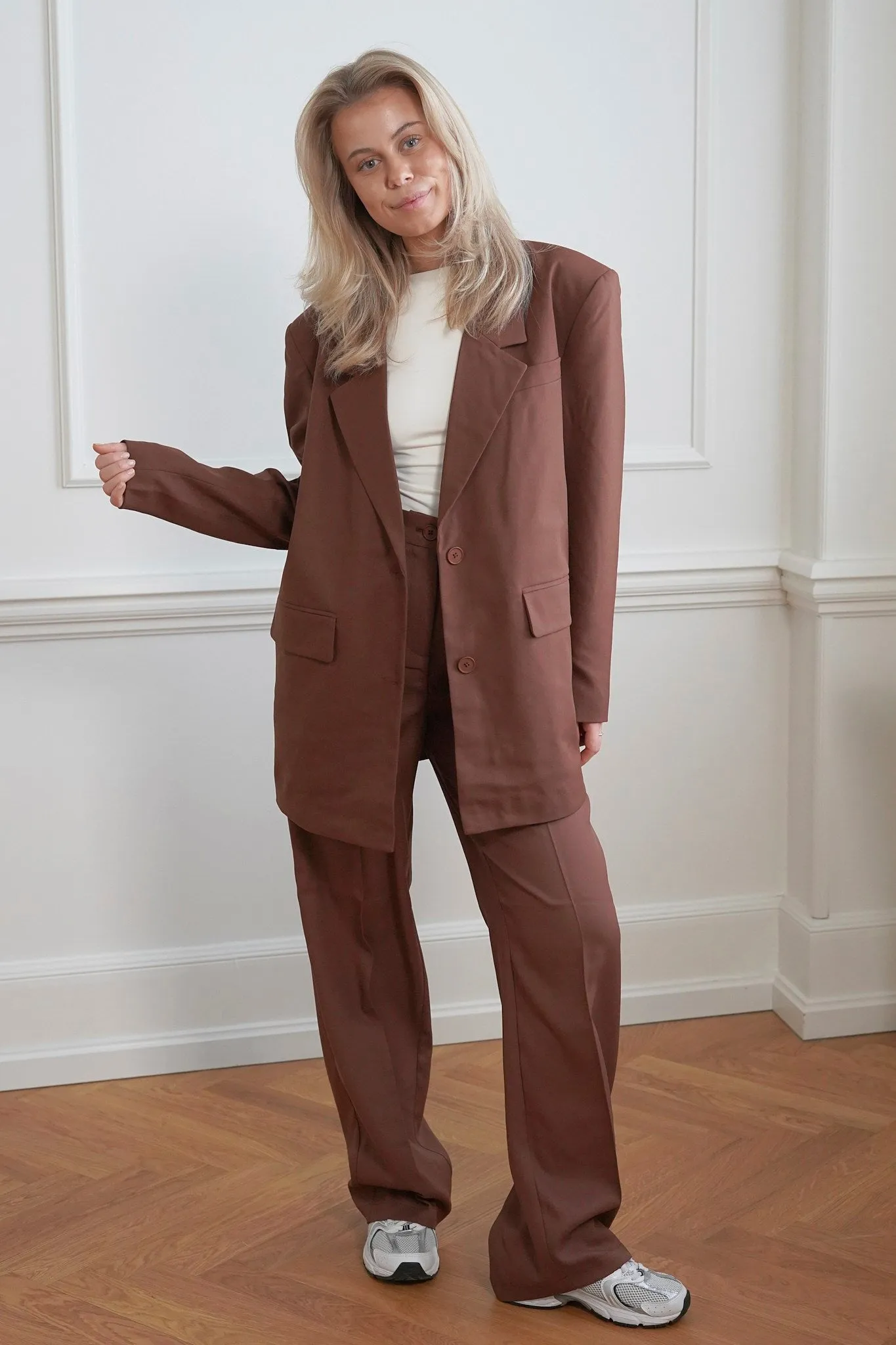 NMMilla Blazer - Brun