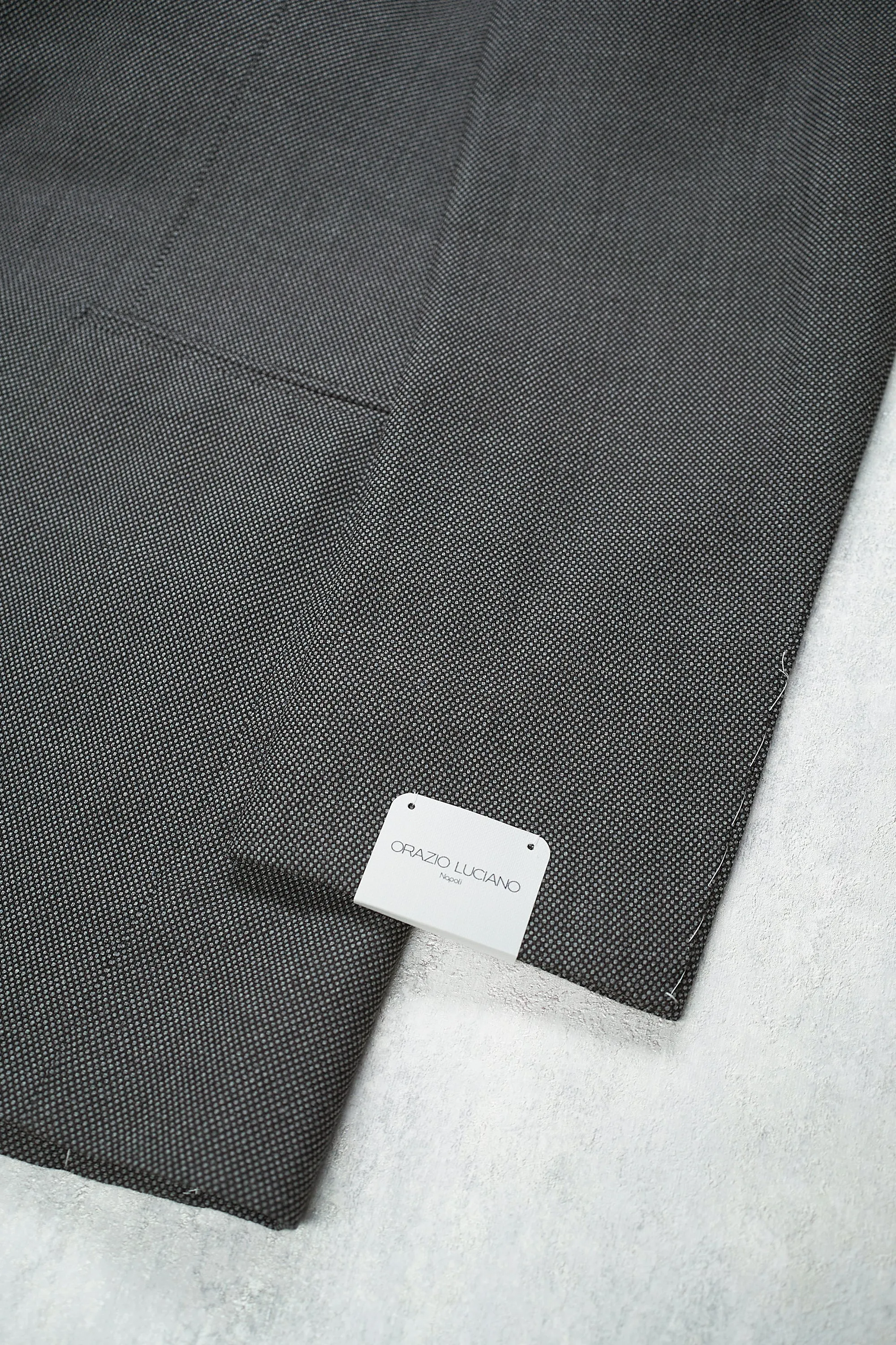 Orazio Luciano Grey Wool Birdseye Suit