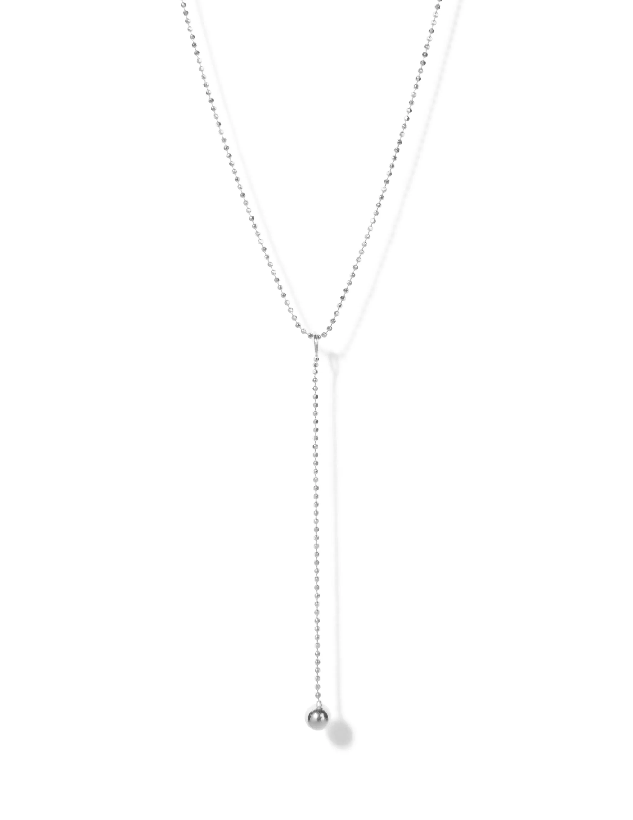 Rain Necklace <br> Silver