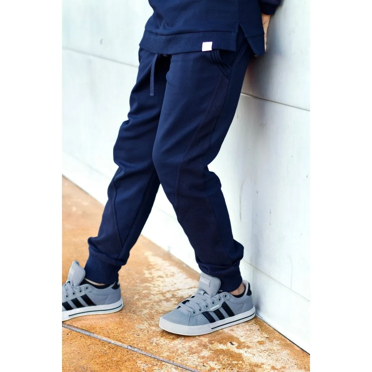 Relaxed Joggers- Navy