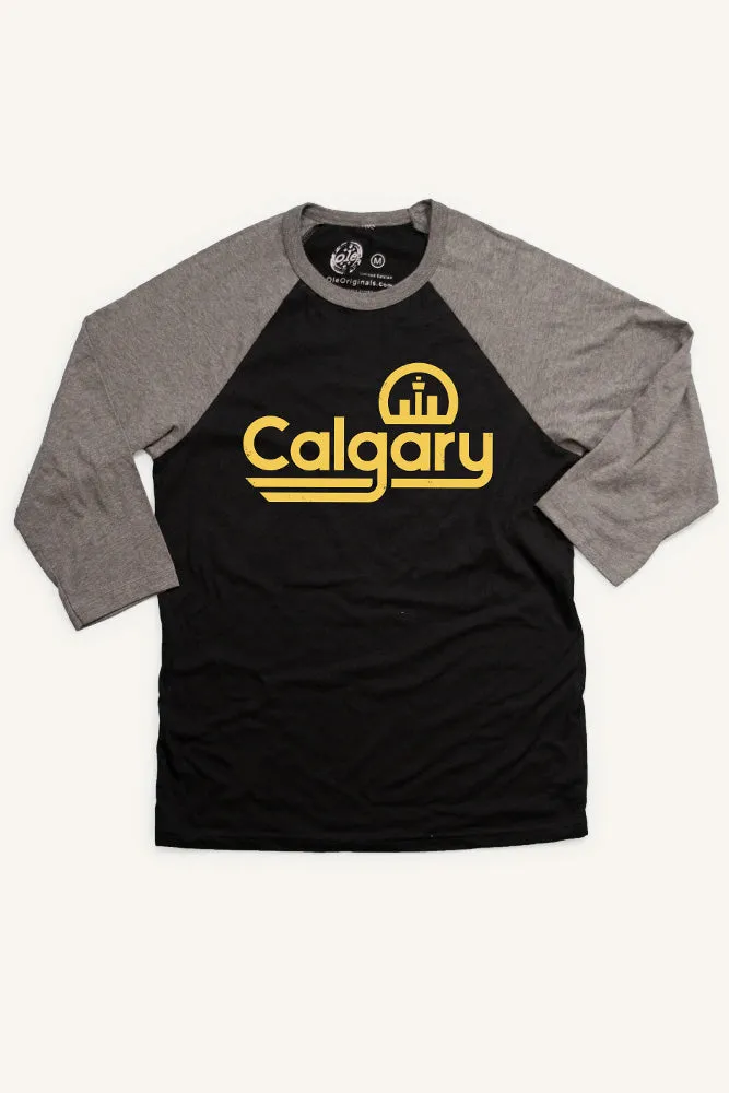 Retro Calgary Baseball Shirt (Unisex)