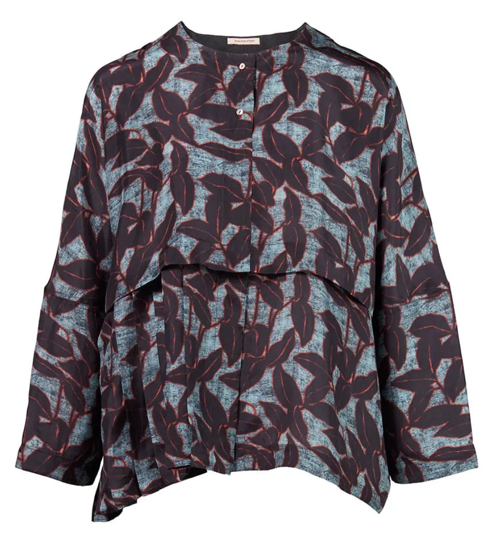 Silk blouse | Isabella leaves