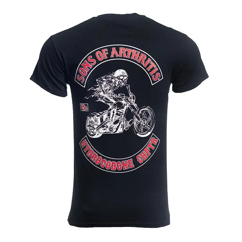 Sons of Arthritis Hydrocodone Chapter Pocket Biker T-Shirt