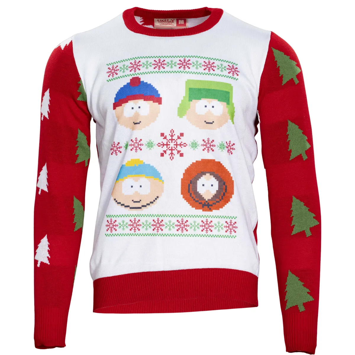 South Park Stan Kyle Cartman Kenny Faces Ugly Christmas Sweater