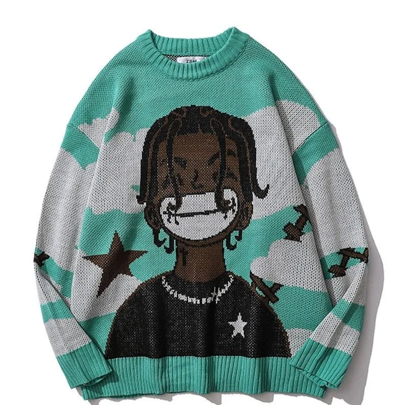 Sultana Cartoon Anime Sweater