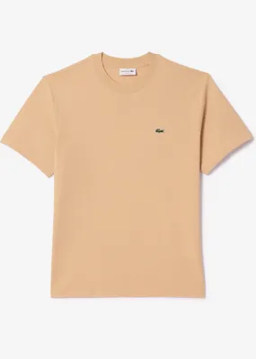 T-shirt Lacoste iconique beige