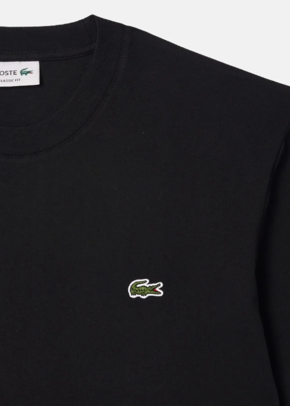 T-shirt Lacoste iconique noir