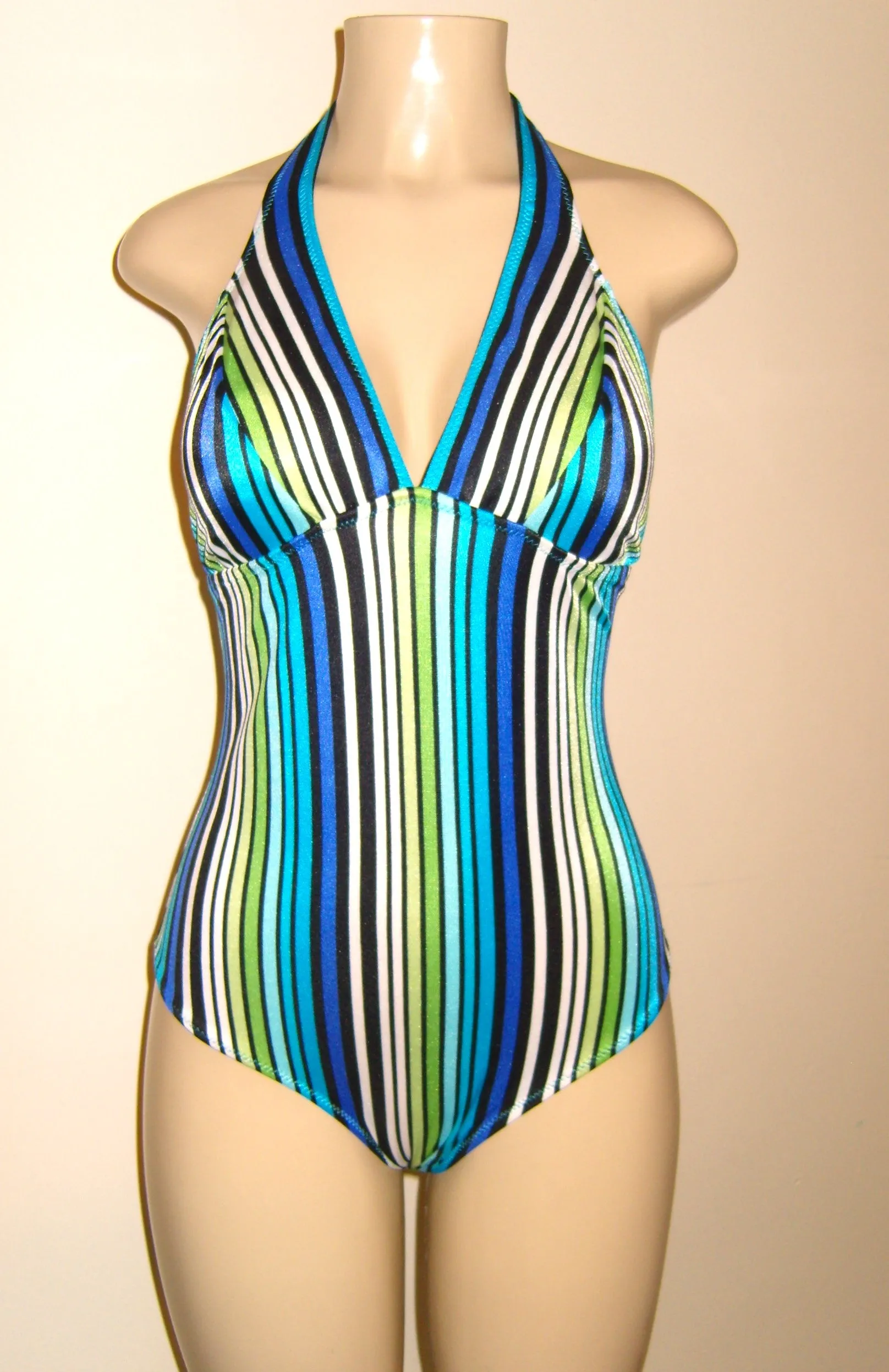 Women's halter one piece bathing suits